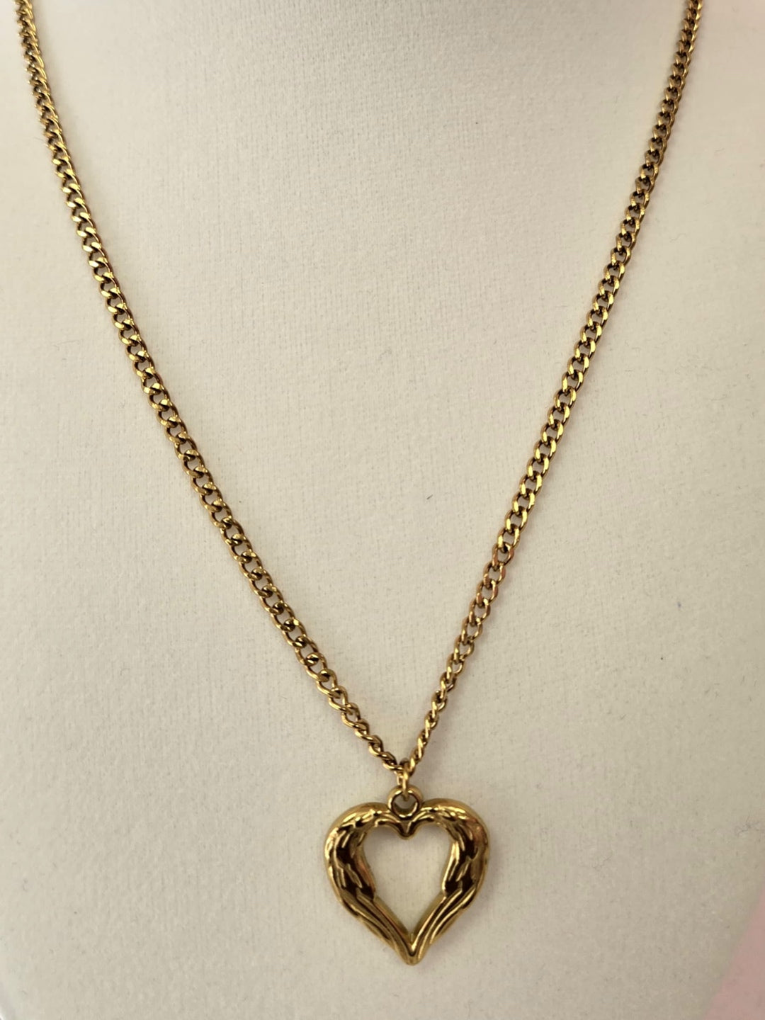 Nelly Gold Plated Heart Necklace
