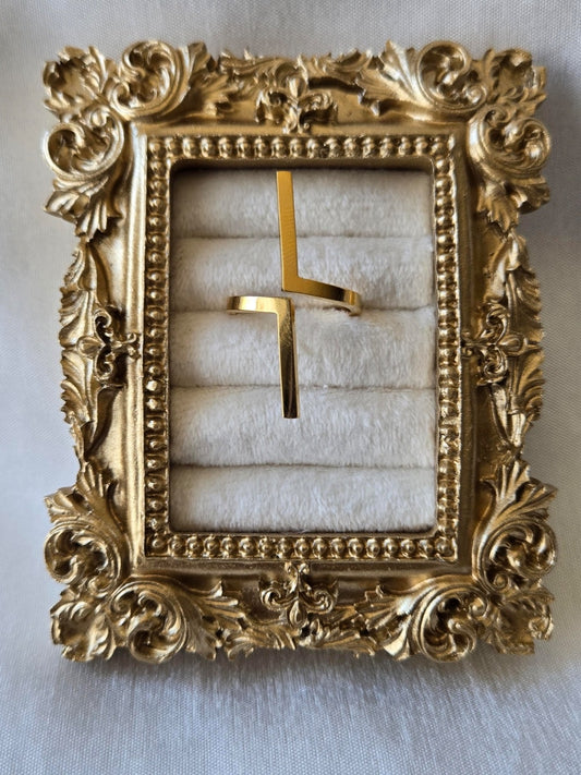 Layla Adjustable Gold Plated Ring