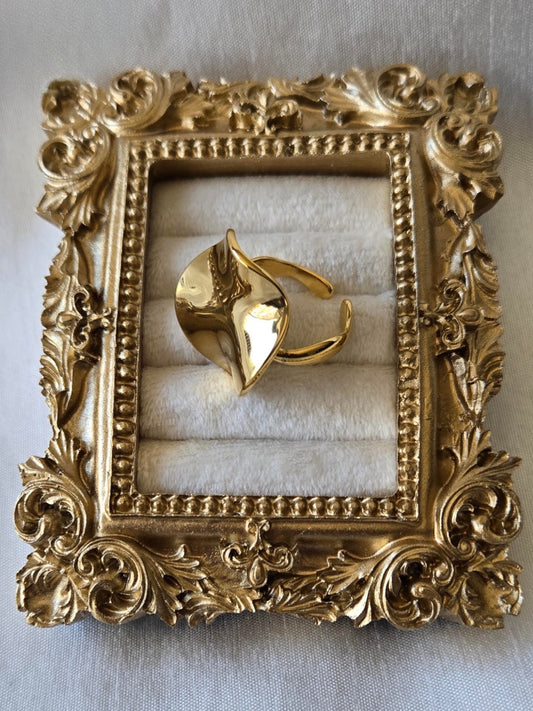 Farris Adjustable Gold Plated Ring