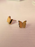 Gold Butterfly Earrings