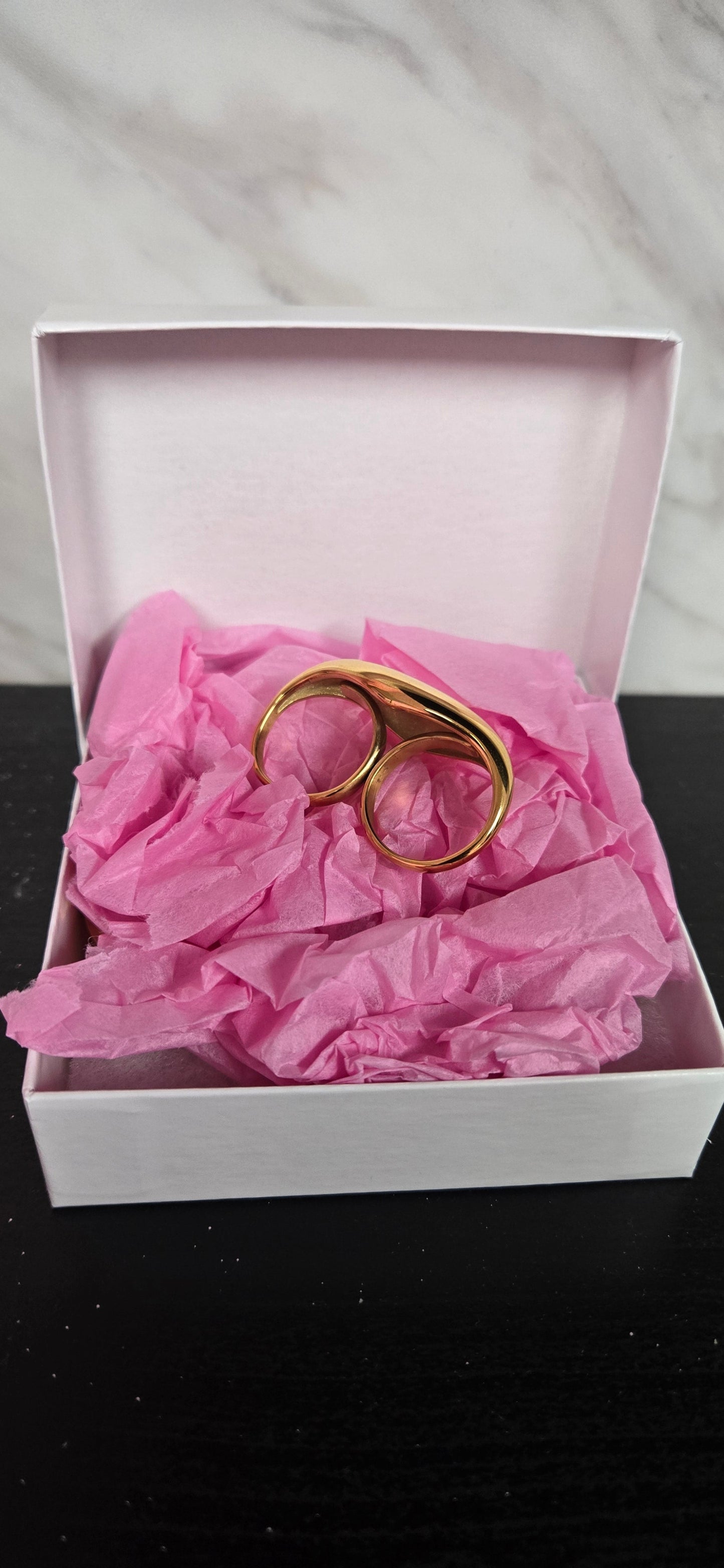 Harmony Two Finger Ring