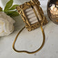 Jane Gold Plated Herringbone Necklace